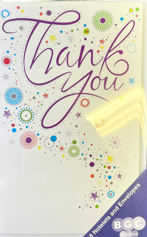 Thank You Cards (8pk) The Ultimate Balloon And Party Shop Cheltenham & Gloucester Balloons & Fancy Dress 