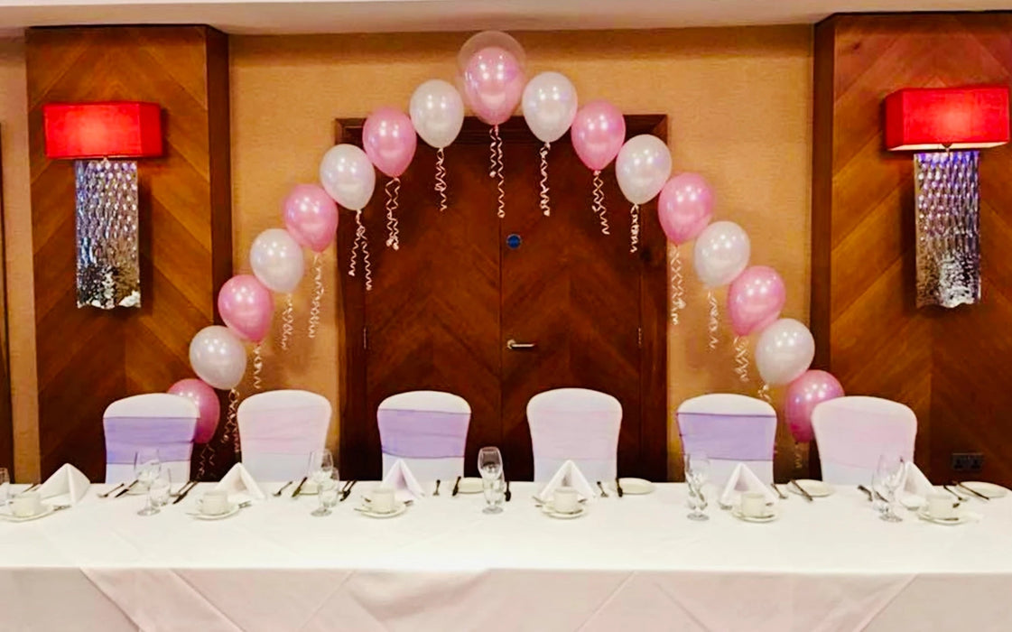 Top Table Pearl Archway Balloon Display The Ultimate Balloon And Party Shop Cheltenham & Gloucester Balloons & Fancy Dress 