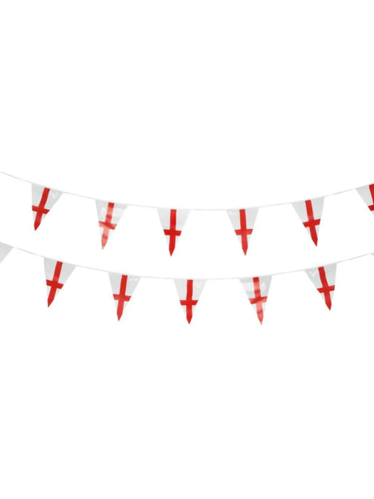 Triangular Flag Bunting - St George (10m) The Ultimate Balloon And Party Shop Cheltenham & Gloucester Balloons & Fancy Dress 