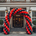 Corporate Coloured Spiral Balloon Arch - Bright The Ultimate Balloon And Party Shop Cheltenham & Gloucester Balloons & Fancy Dress 