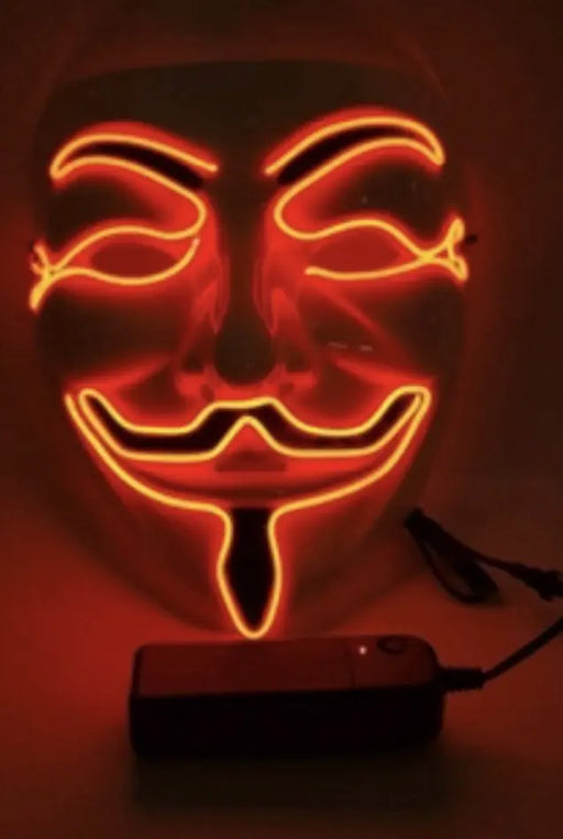 Vendetta Light-Up Face Mask The Ultimate Balloon And Party Shop Cheltenham & Gloucester Balloons & Fancy Dress 