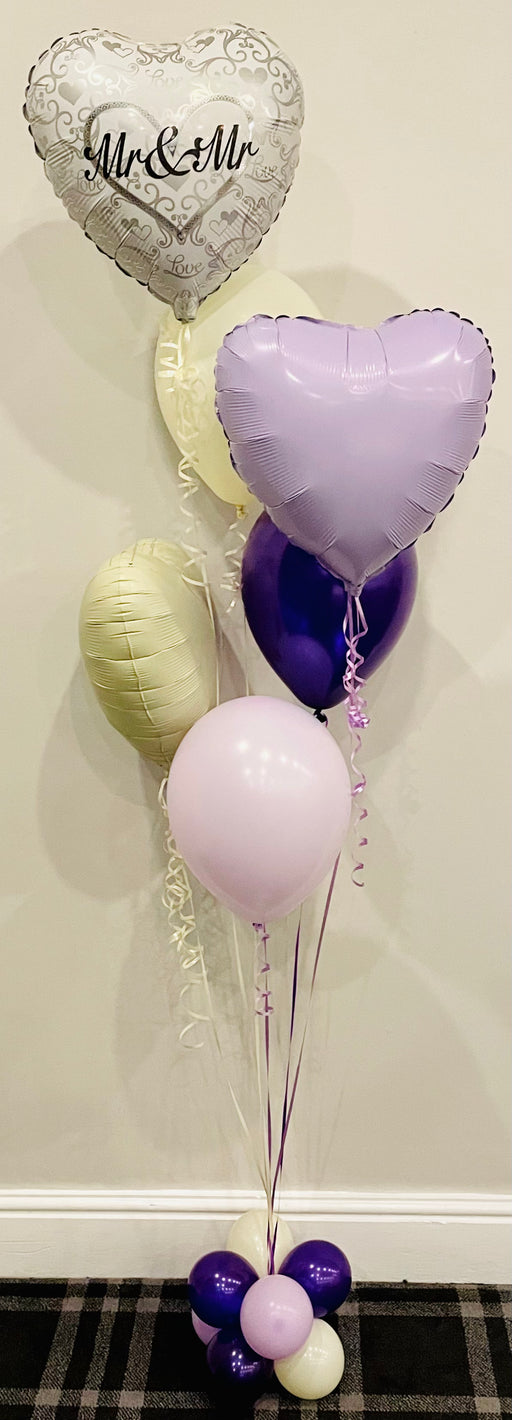 Wedding Themed 6 Balloon Mixed Display The Ultimate Balloon And Party Shop Cheltenham & Gloucester Balloons & Fancy Dress 