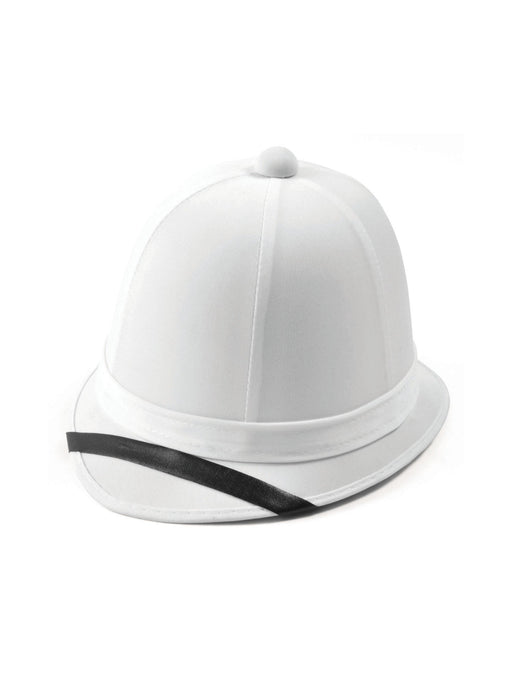 White Safari Pith Hat The Ultimate Balloon And Party Shop Cheltenham & Gloucester Balloons & Fancy Dress 