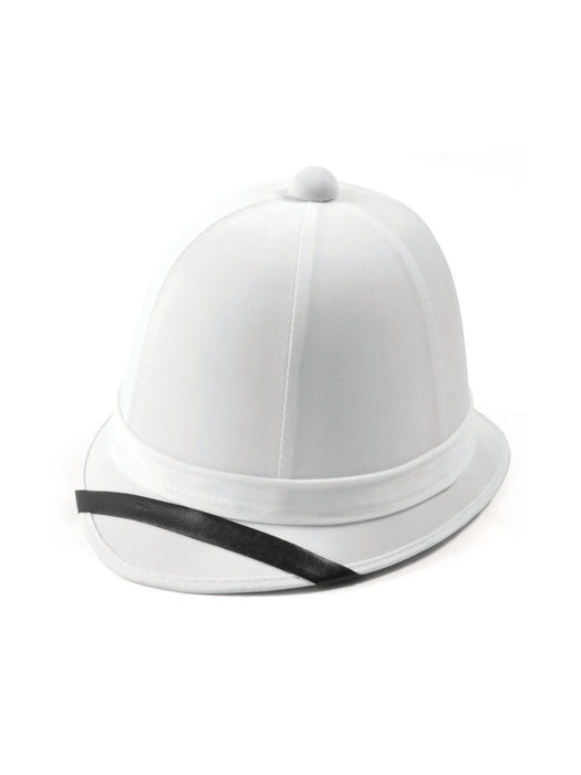 White Safari Pith Hat The Ultimate Balloon And Party Shop Cheltenham & Gloucester Balloons & Fancy Dress 