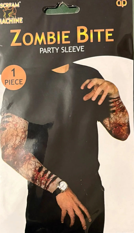 Zombie Bite Tattoo Sleeve (Single) The Ultimate Balloon And Party Shop Cheltenham & Gloucester Balloons & Fancy Dress 
