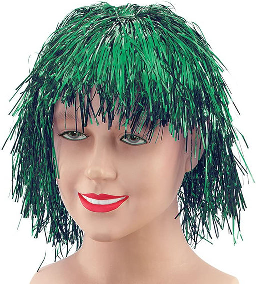 Tinsel Wig - Green