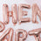 Hen Party Balloon Bunting (Rose Gold)