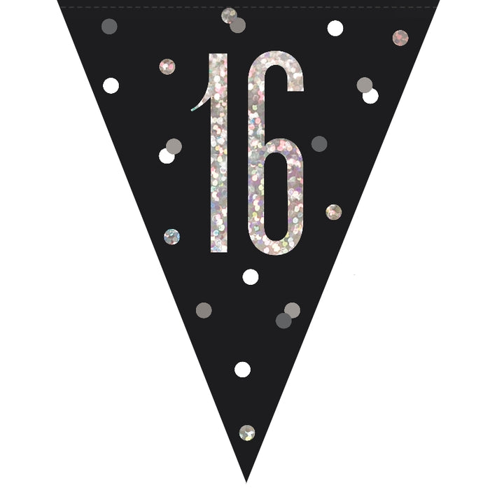 Age 16 Bunting - Black