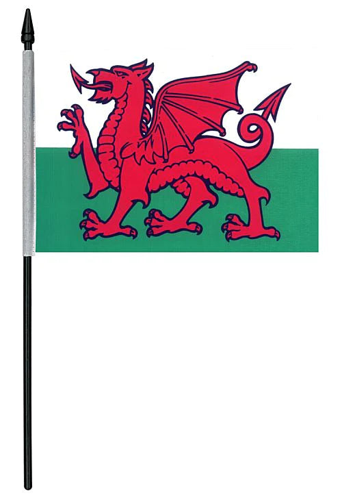 Welsh Hand Waving Flag