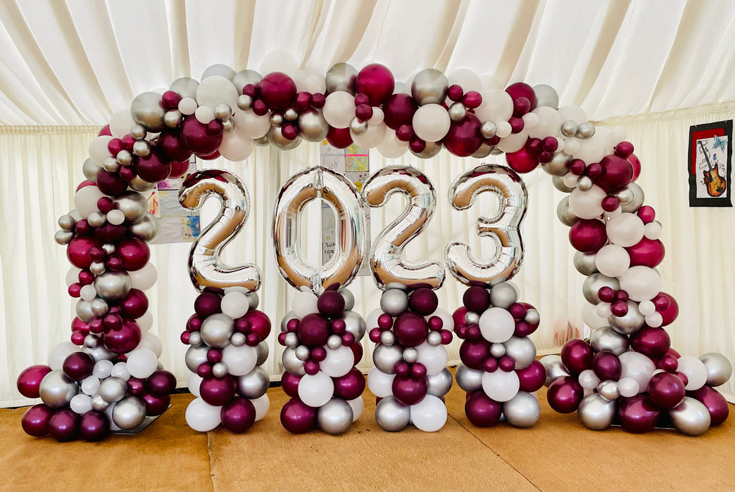 Large Number Prom/Leaver Balloon Columns