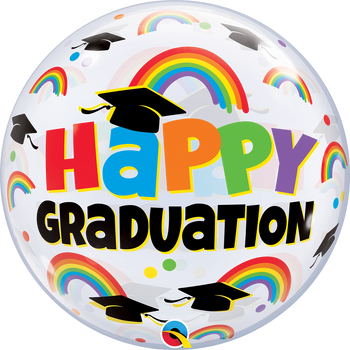 Deco Bubble Balloon -  Happy Graduation