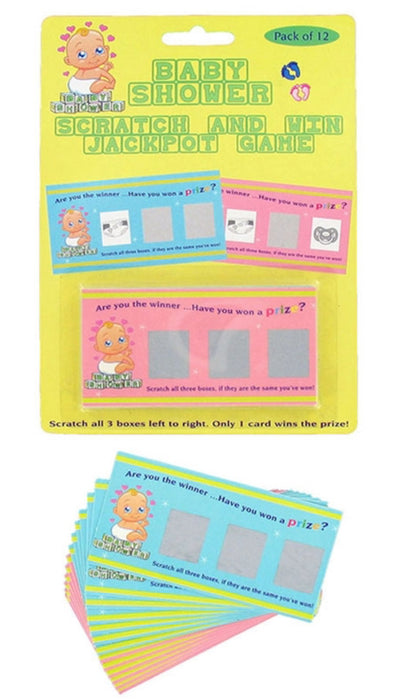 Baby Shower Scratch Cards