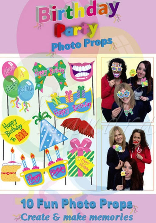 Birthday Themed Photo Props Kit