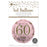 18" Foil Age 60 Balloon - Pink & Gold
