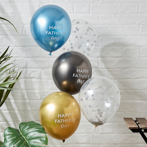 Father’s Day Latex Balloons (5pk)