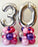 Age Balloon Stack - Double Number - Purple & Silver