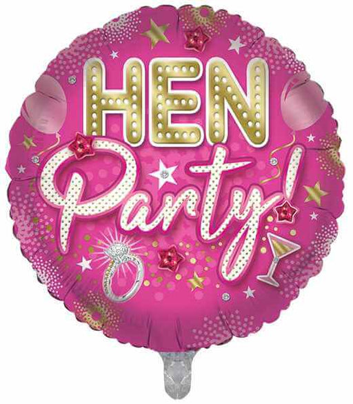 18" Foil Hen Party Pink Balloon