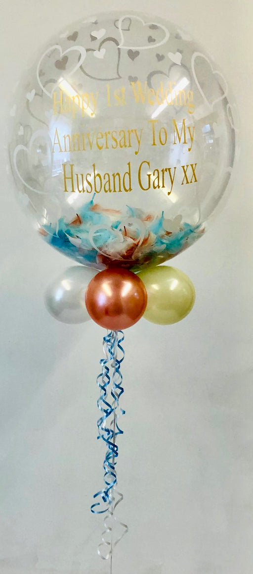 Single Personalised Anniversary Balloon