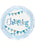 18" Foil Christening  Balloon - Blue Bunting