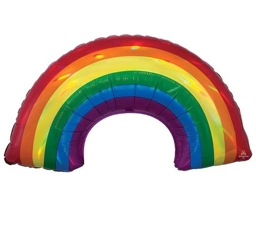34” Foil Iridescent Rainbow Balloon