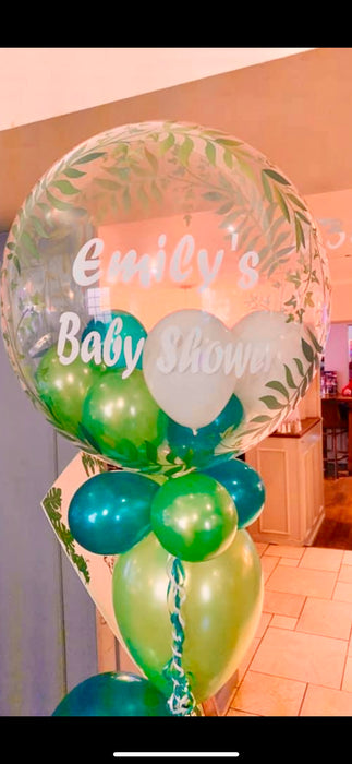 Personalised Bubble Balloon Display