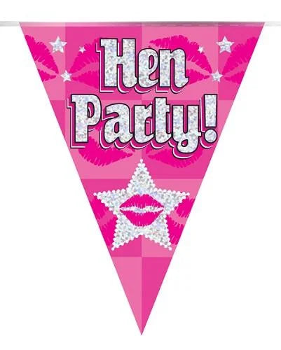 Hen Party Pink Bunting