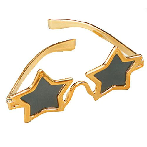 Gold Star Shaped Shades