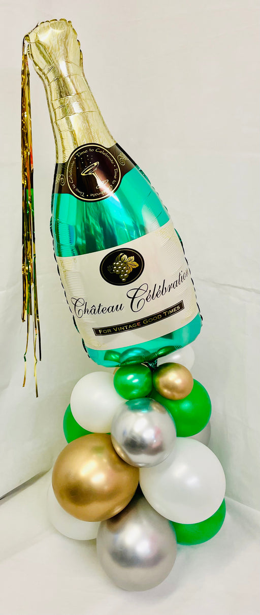 Champagne Bottle Celebration Floor Stack
