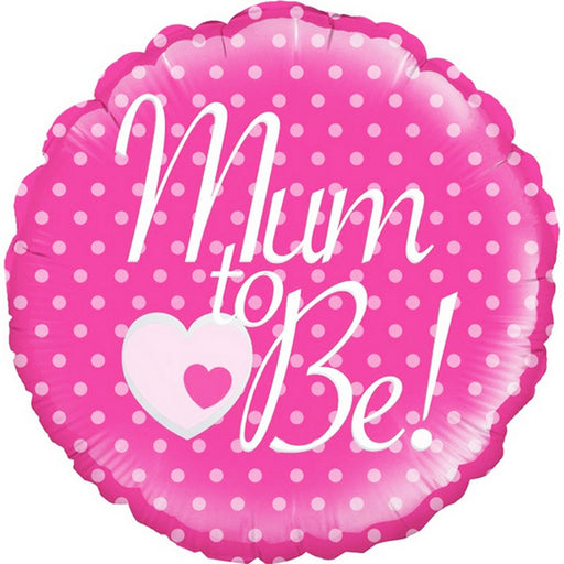 18" Foil Mum To Be Pink Balloon
