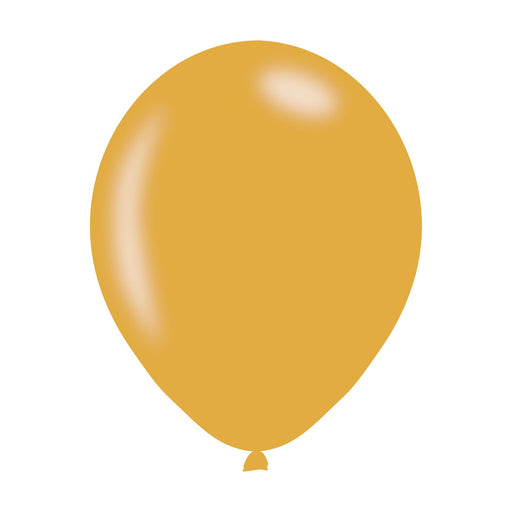 Latex Plain Balloons - Gold (8pk)