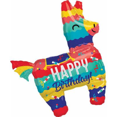 33" Foil Happy Birthday Large Balloon - Piñata