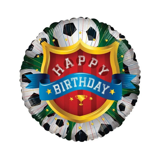18" Foil Football Birthday Printed Balloon