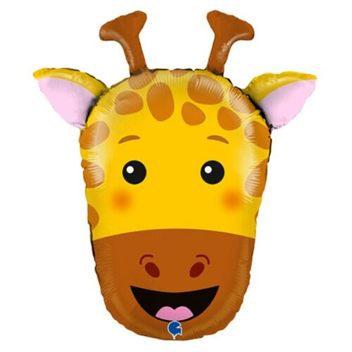 24” Giraffe Head Foil Balloon