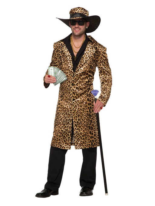 Adult Leopard Print Pimp Costume