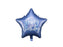 18" Foil Happy Birthday - Blue Glitz Star