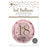 18" Foil Age 18 Balloon - Pink & Gold