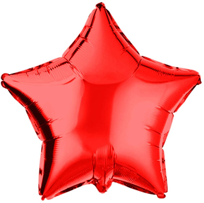 19" Foil Star Balloon - Red