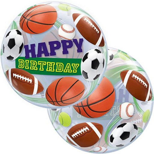 Birthday Bubble Balloon - Sports