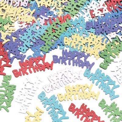 Birthday Table Confetti - Various Ages - The Ultimate Balloon & Party Shop