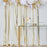 Crepe Streamer Backdrop - White, Cream & Gold - The Ultimate Balloon & Party Shop