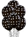 Black Spotty Balloons 6 Pack - The Ultimate Balloon & Party Shop