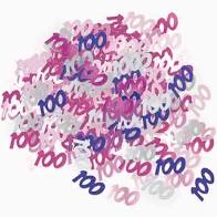 Birthday Table Confetti - Various Ages - Pink - The Ultimate Balloon & Party Shop