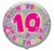 18" Foil Age 10 Pink Balloon - The Ultimate Balloon & Party Shop