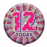 18" Foil Age 12 Girls Balloon - The Ultimate Balloon & Party Shop