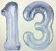 Age 13 Number Foil Balloons - The Ultimate Balloon & Party Shop