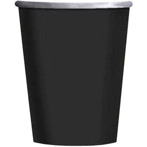 Paper Cups - Black - The Ultimate Balloon & Party Shop