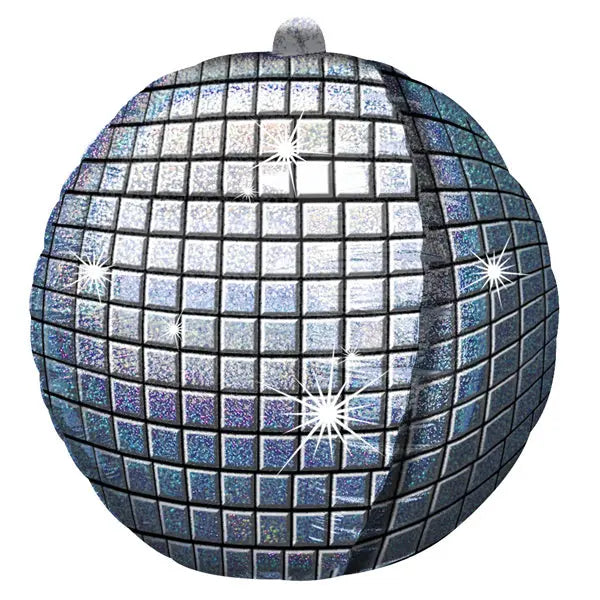 15" Foil Disco Ball Balloon The Ultimate Balloon And Party Shop Cheltenham & Gloucester Balloons & Fancy Dress 