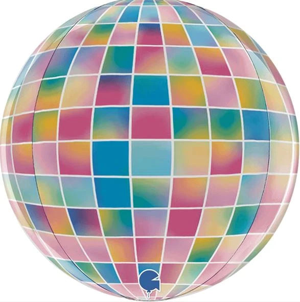 15" Foil Disco Ball Globe Balloon The Ultimate Balloon And Party Shop Cheltenham & Gloucester Balloons & Fancy Dress 
