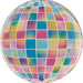 15" Foil Disco Ball Globe Balloon The Ultimate Balloon And Party Shop Cheltenham & Gloucester Balloons & Fancy Dress 
