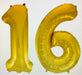 Age 16 Number Foil Balloons - The Ultimate Balloon & Party Shop